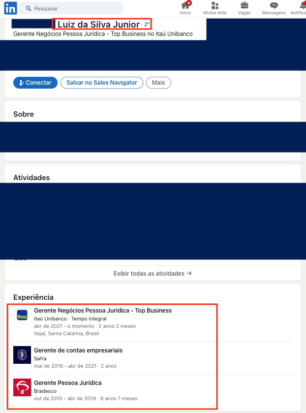Perfil - LinkedIn 3
