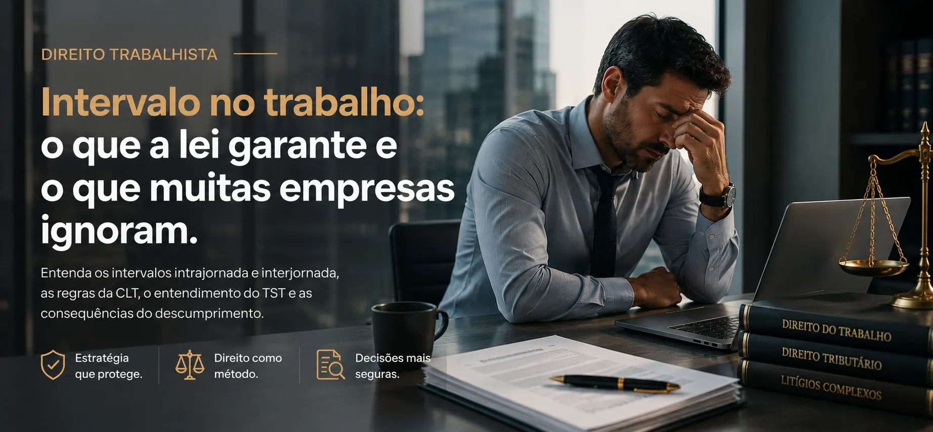 Intervalo no trabalho: o que a CLT garante e o que muitas empresas ignoram — Gelson Ferrareze Advocacia